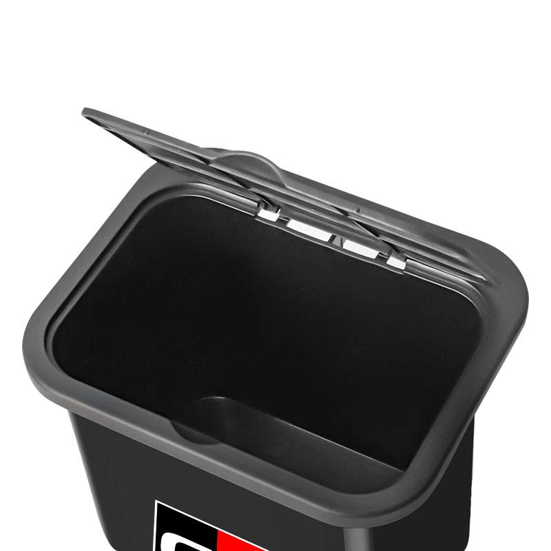 1Pcs Car Hanging Trash Bin Seat Back Storage Box Phone Holder Hook For Toyota GR Sport Gazoo Racing Yaris 86 Corolla Hilux Supra