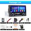 6.9 Inch 1Din Car Mp5 Stereo Player With 2 Knob Support Mirror Link Fast Charge Touch Screen BT FM Carplay With Mic