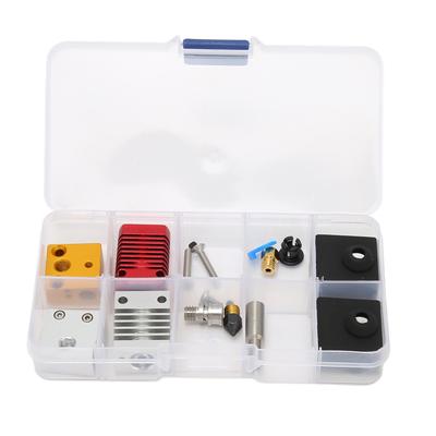 3D Printer Extruder Hotend Kit Assembled Mk8 Nozzle Metal Hot End Kit for Ender 3 Ender 3 V2 Ender