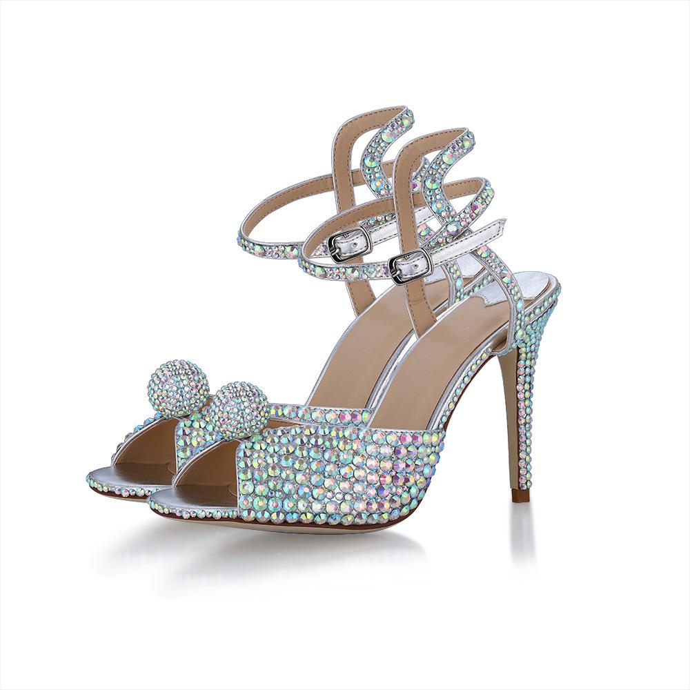Mujer Perla Blanca Bridal Pez Boca Sandalias Tacón Fino Tacones Altos  Bombas Nupcial Zapatos de Novia Sandalia comprar a buen precio — entrega  gratuita, reseñas reales con fotos — Joom