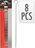 Steel Skewers for Grilling Kebabs 27cm 8 Pcs