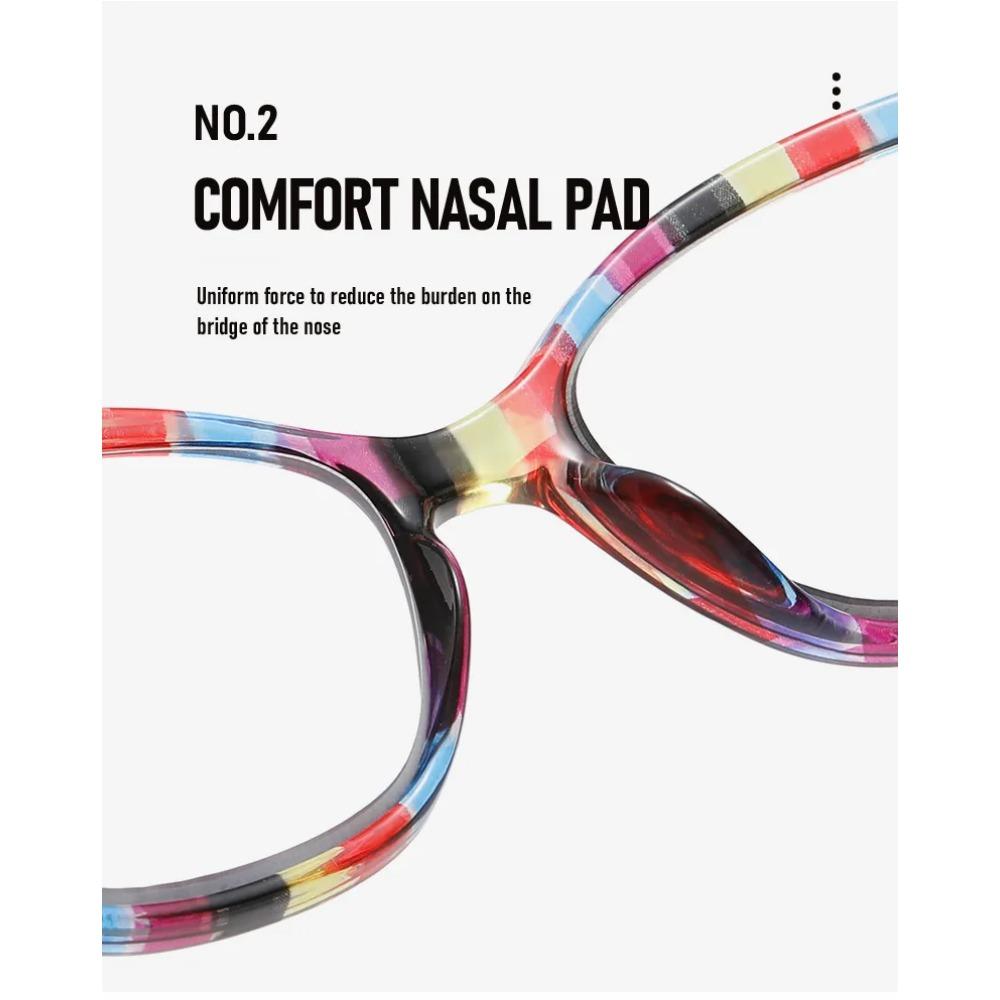 Stripe Printed Photochromic Reading Glasses Women Men Fashion Cat Eye Progressive Multifocal Glasses Unisex Cat Eye Presbyopia