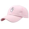 Ulzzang Heart Hand Gesture Baseball Cap With Cotton Brim For Summer And Casual Wear