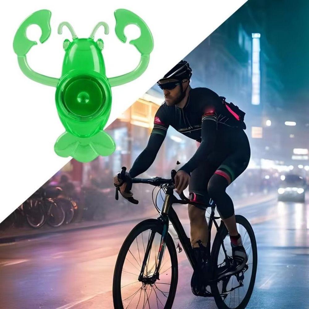 Waterproof LED Bike Rear Light High Brightness Bike Safety Warning Light  Riding Supplies