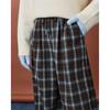 IEF Women's 2025 Winter Plaid Wide-Leg Warm Pants