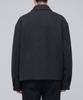 Musinsa Standard Cashmere Blend Oversized Minimal Blouson Jacket [Charcoal Grey]