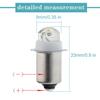Energy Saving LED Replacement Bulb for Flashlight Torch Pack of 2 6000K