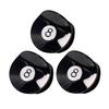 1/2/3/4/5Pcs Hair Claw Black 8 Ball Golf Club Hair Clip Women Updo Ponytail Holder