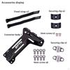 Bicycle Bottle Cage Adapter Mount Adjustable MTB Road Bike Handlebar Water Holder Seat Post