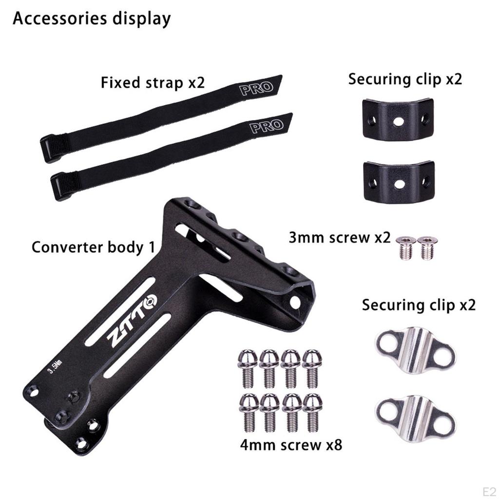 Bicycle Bottle Cage Adapter Mount Adjustable MTB Road Bike Handlebar Water Holder Seat Post