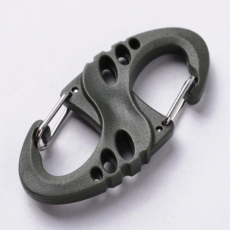 ZISIZ Lightweight 8-Shape Carabiner Clip
