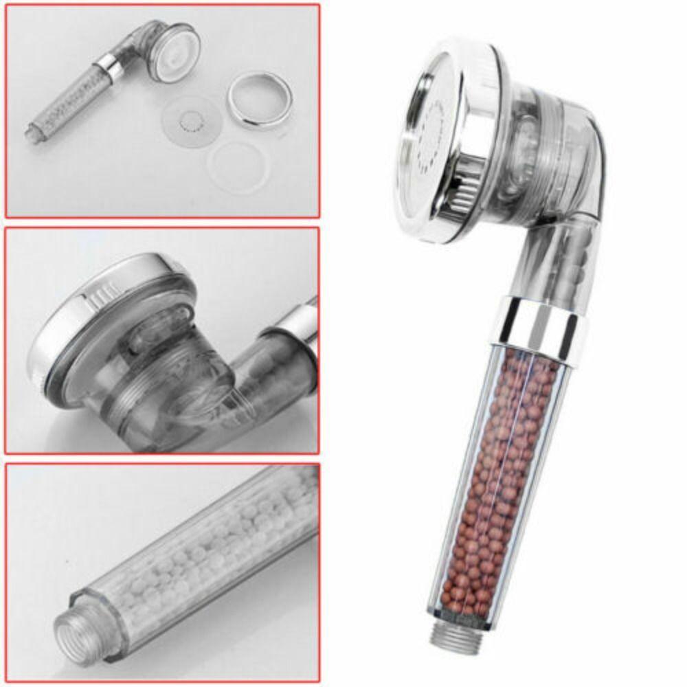 Anion Water Saving Filter Bath Shower Head Turbo Pressure Shower Head