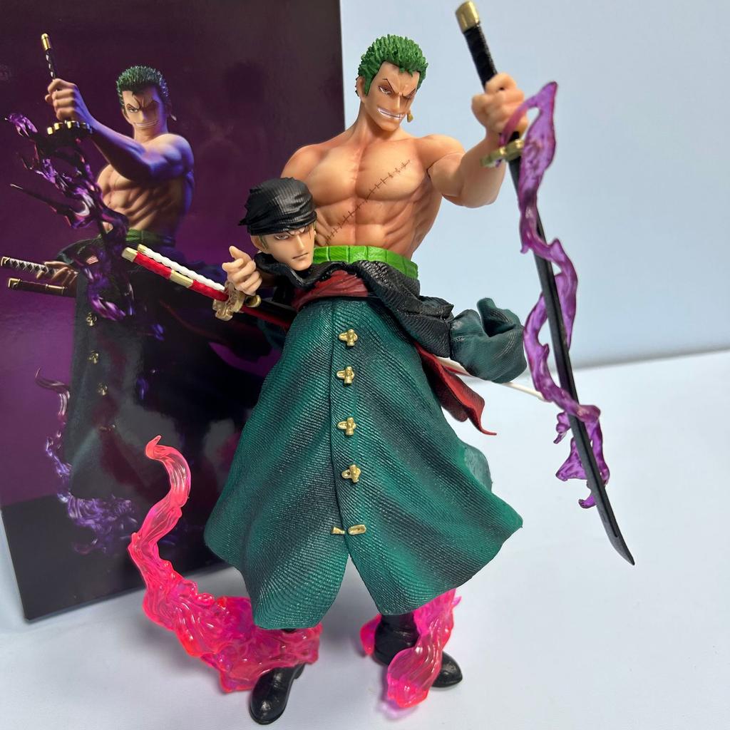 Sale One Piece 50cm Roronoa Zoro Anime Action Figures Model Toys Pvc Statue Roronoa Zoro Model Statue Dolls Birthday Gift