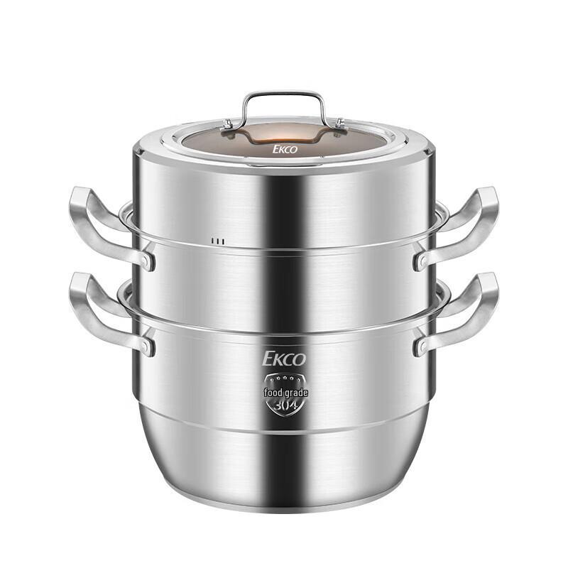 EKCO Deluxe 3-Tier Stainless Steel Steamer