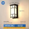 Led Outdoor Wall Light Waterproof Ip65 Motion Sensor Led Outdoor Lighting Porch Lights Balcony Garden Lights Outdoor Wall Lamp