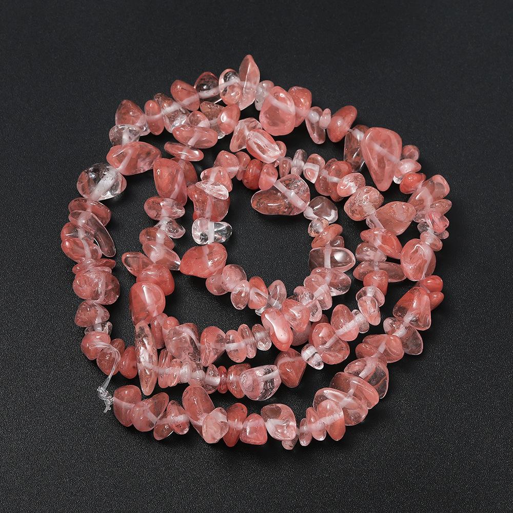 Natural Loose Bead Stone Grains 5mm-12mm Irregular Crystal Gravel Beaded DIY Bracelet Necklace Accessories
