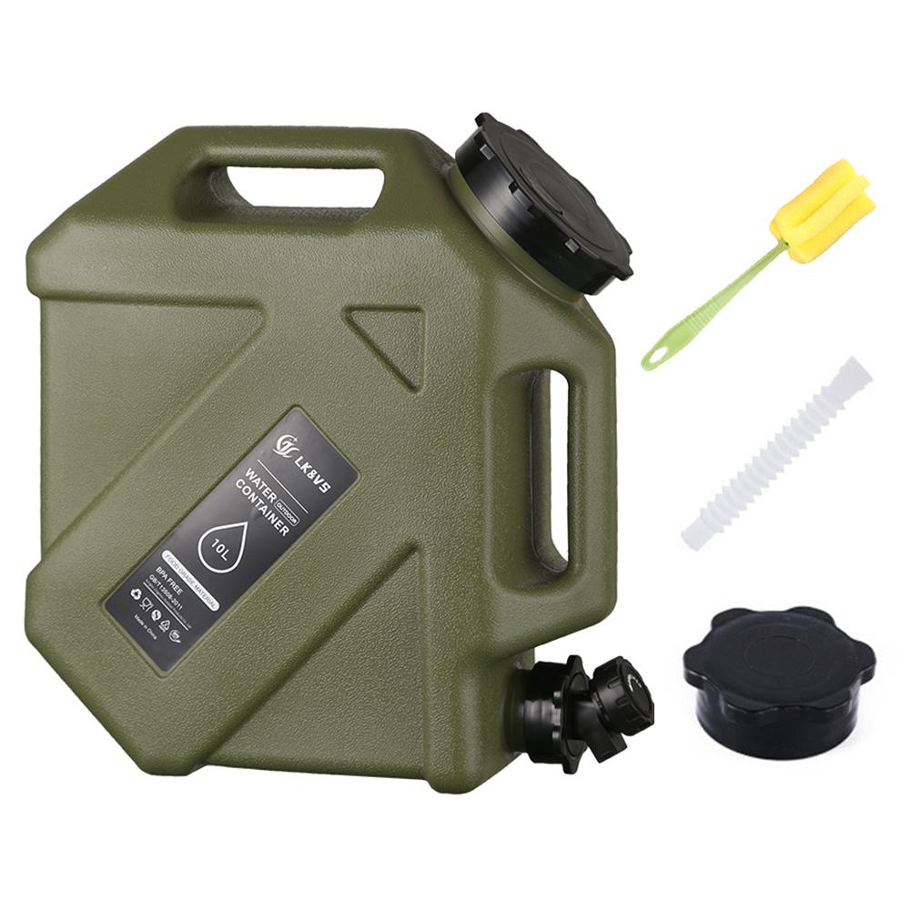 12-5L Outdoor Water Bucket Camping Water Container With Faucet Water Tank for Car Vehicle Drinking Water Carrier Storage Bucket