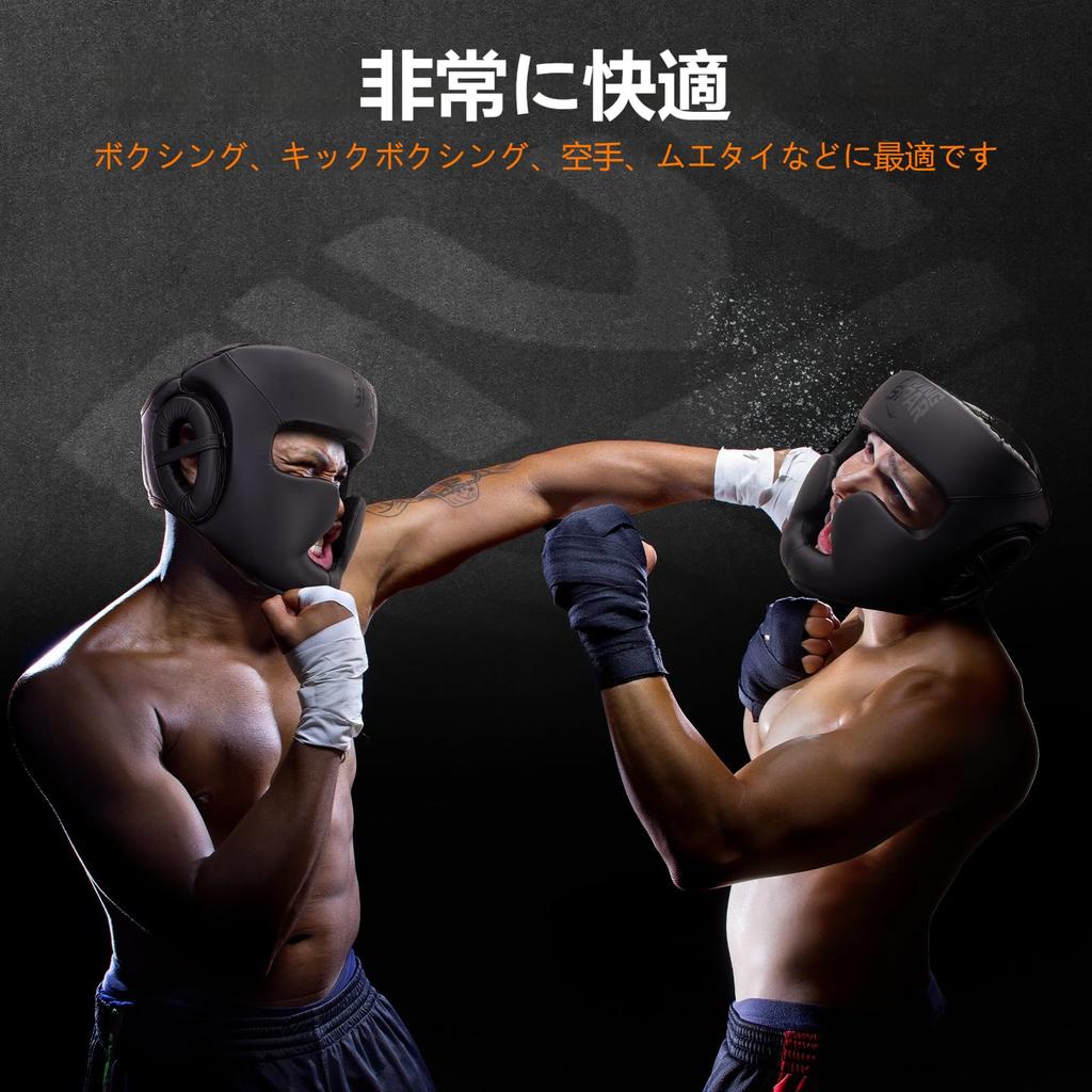 FIVING Headgear Adjustable Head Guard for Martial 3 Colors To Choose Adult Unisex Boxing, Kickboxing, Sparring, Arts, Karate, Taekwondo, MMA, From,