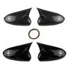 For Chevrolet Cruze 2009-2014 Rearview Side Mirror Cover Wing Cover Sticker Car Door Rearview Shell Carbon Fiber Decoration