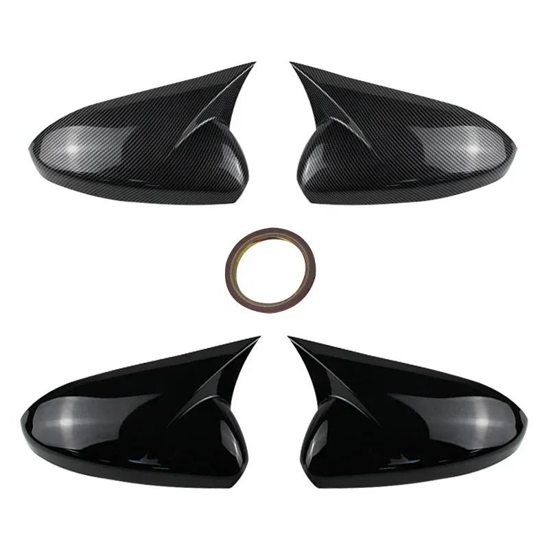 For Chevrolet Cruze 2009-2014 Rearview Side Mirror Cover Wing Cover Sticker Car Door Rearview Shell Carbon Fiber Decoration
