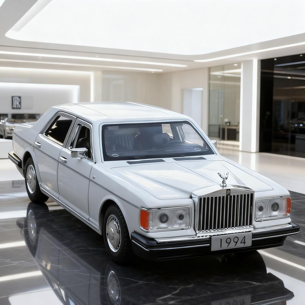1/32 Rolls Royce Silver Seraph Alloy Model Car Toy Diecasts Casting Pull Back Sound and Light Car Toys for Children Vehicle