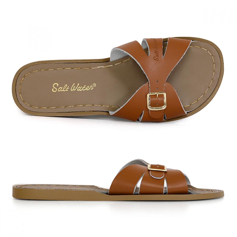 Saltwater Classic Slide Slipper 9900 Tan  9905 Classic Slide 9900 Tan (4W6)