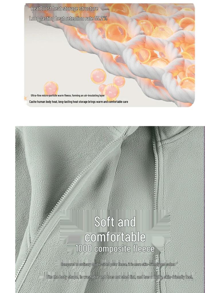 Women's Tantuozhe Fleece Jacket: New Autumn/Winter Outdoor Warm Polar Fleece Coat and Windbreaker.