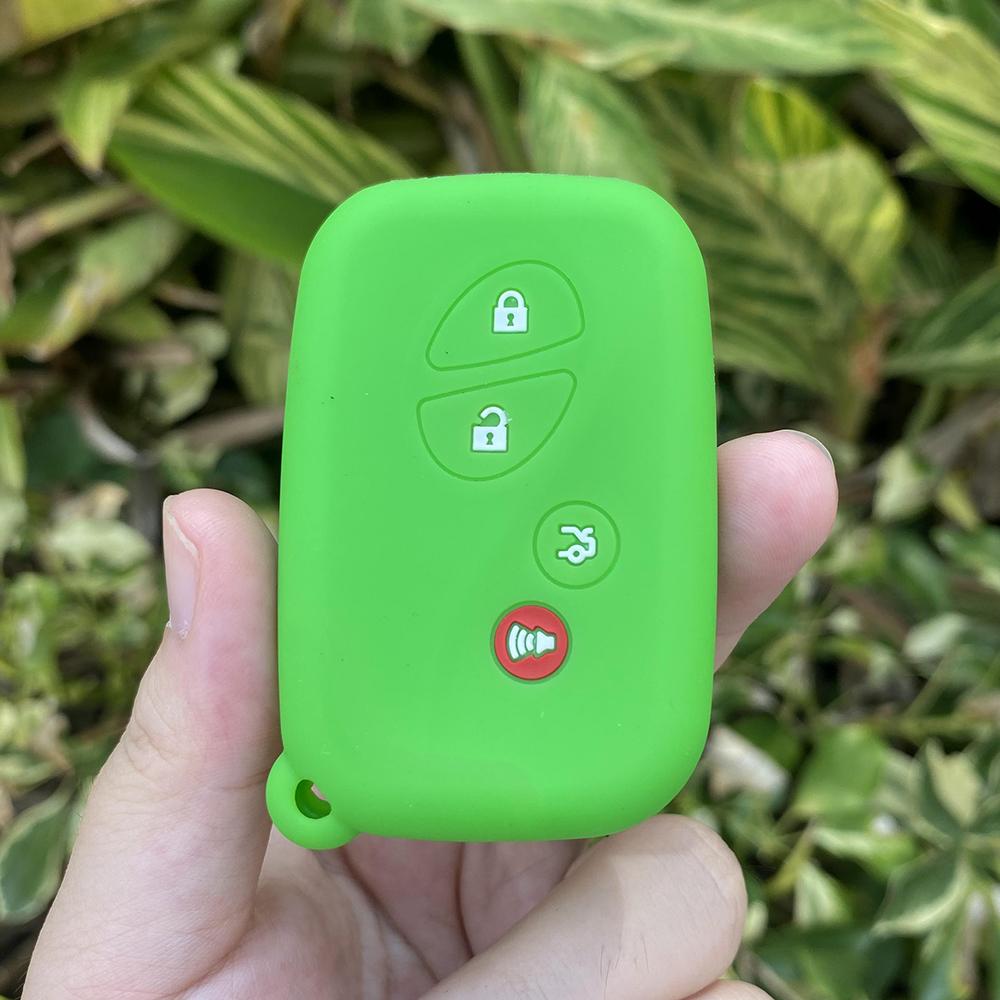 4 Buttons Silicone Car Fob Key Cover Protect Skin Case Rubber Shell Holder for Lexus Ct200h Es350 Gs350 Gs450h Gs460 Is250 Is350