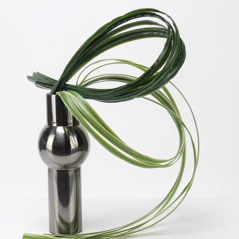 10pcs/bundle Plastic Room Flat Leaves Nature Decoration Fresh Flower Arrangement Simulation Flower Green Bending