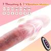 Automatic Telescopic Rotating Big Vibrating Thrusting Realistic Dildo For Women Remote Control Suction Cup Realistic Penis Sex Toys