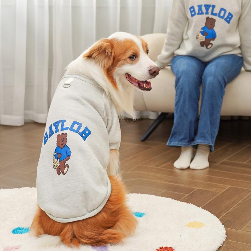 Vêtements d'automne et d'hiver pour animaux de compagnie adaptés aux familles pour grands chiens, chats, chiens Teddy, sweats à capuche en peluche pour chats, Golden Retrievers et chats obèses