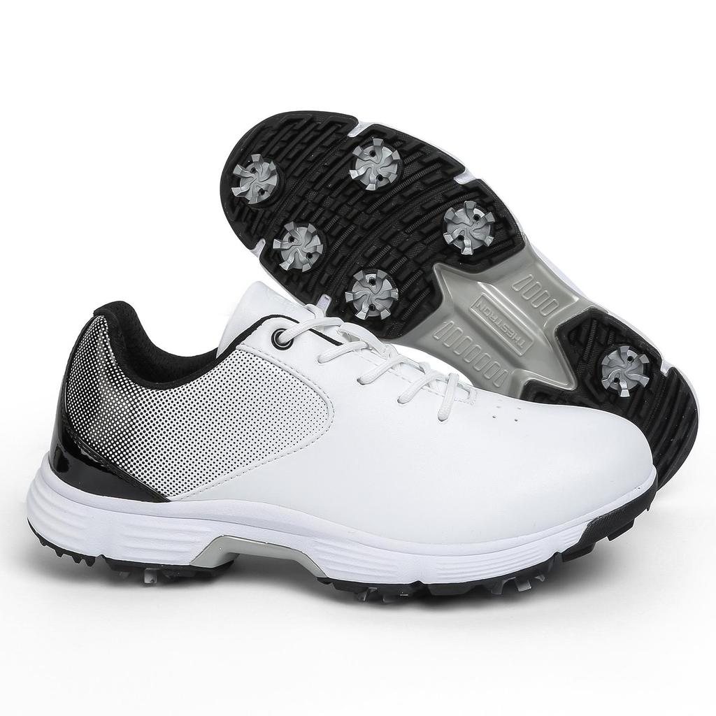 Lechuang THESTRON Waterproof Spiked Golf Shoes, Sizes 39-49 - Casual & Training Footwear