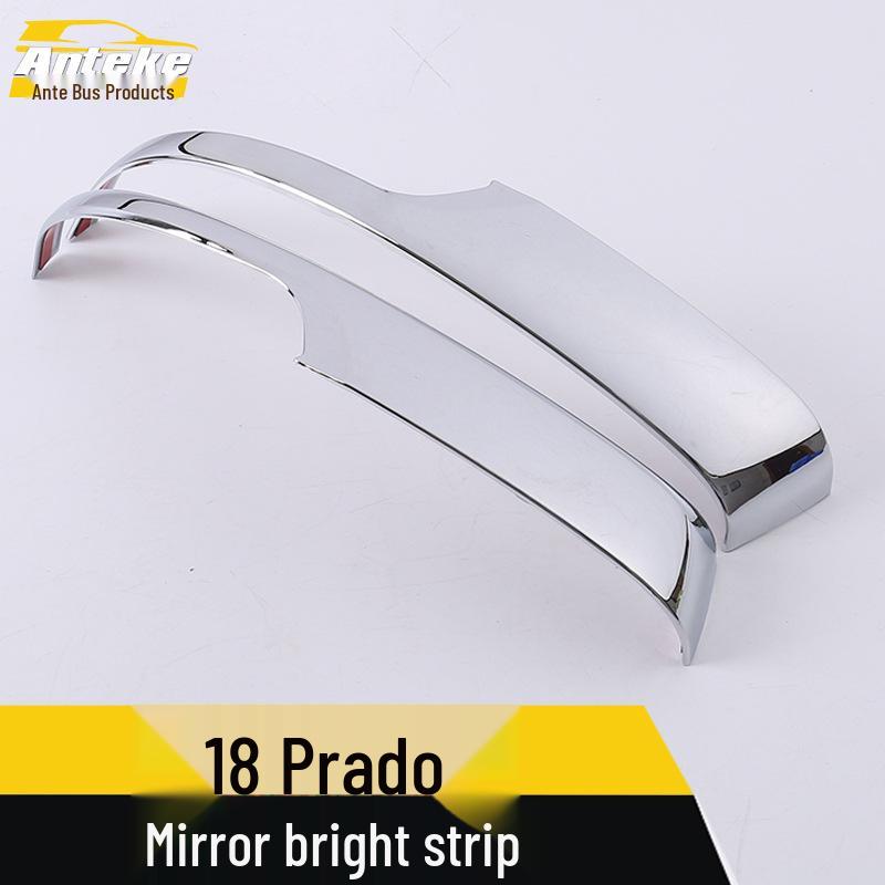 Prado Rearview Mirror Trim Cover: Bright Strip Exterior Accessory
