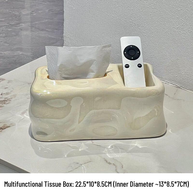 Light Luxury European Ceramic Multi-Tier Fruit Plate