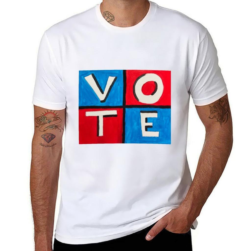 Vote Tshirt Nonshrink Basic Cotton Tshirt