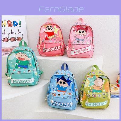 Kids Breathable Nylon Backpack With Curved Shoulder Straps For Preschool Kindergarten Daily Daypack
