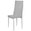 6 X VERUM Chair, Gray Eco-leather