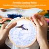 DIY Embroidery Beginner Kit Adult Embroidery Starter Kit with Pre Stamped Floral Bird Pattern for Craft Lover Beginner