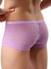 Sexy Boxer Soft Breathable Inner Low Rise 3D Sewing Underwear 6 Colors [iKingsky] Men's Men's (S,