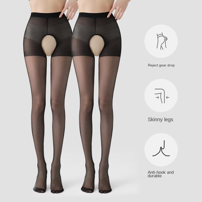 Tall Crotch Pantyhose Female Ultra-Thin Snag-Proof Pantyhose