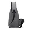 Versatile Crossbody Shoulder Bag For Men With External Usb Port And Front Pocket