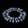 4/6M LED Droplet Bulb Lights Outdoor Waterproof Garden Light Garland Wedding Party Lawn Christmas Decoration Solar Power Lamp