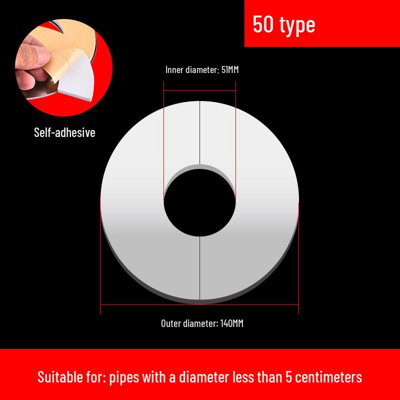 Stainless Steel Detachable Decorative Cover for Pipes