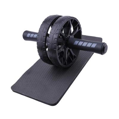 Rullo Addominale Antiscivolo Portatile Rullo AB con Ginocchiera per Palestra Domestica Fitness