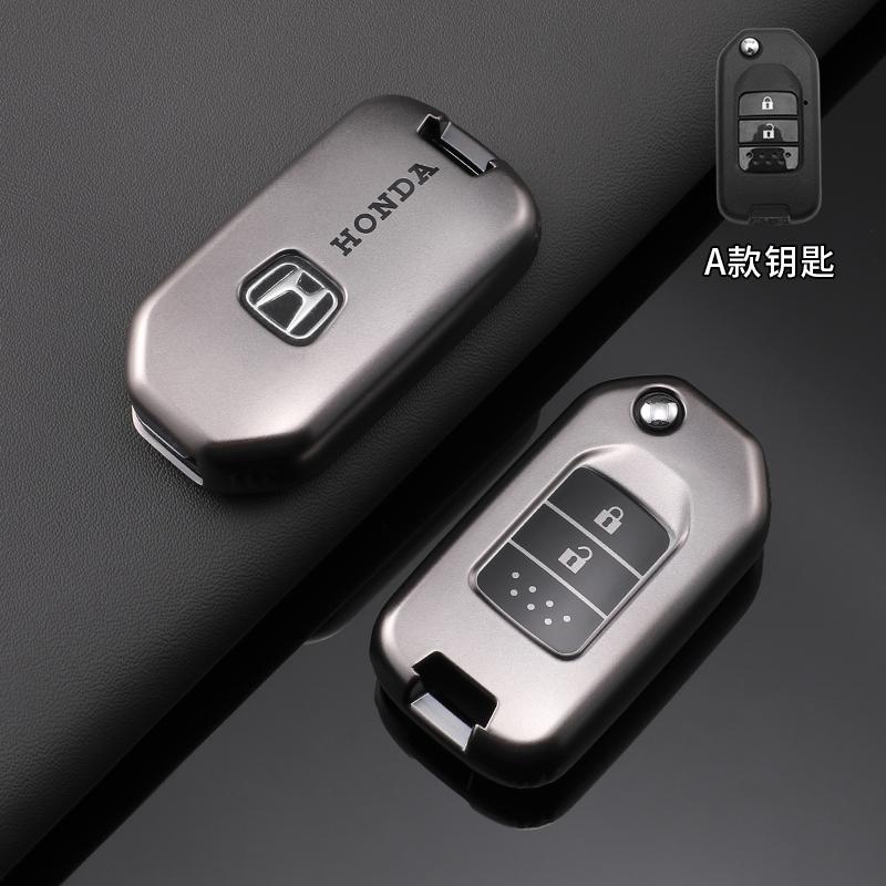 Silver TPU Car Remote Key Case Cover Holder Shell Fob For Honda Civic HRV CRV CR-V XRV Crider Odyssey Pilot Fit Accord 2015-2018