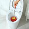 Magictiy Stahlstange Toilettenpömpel mit Gelbem Deckel