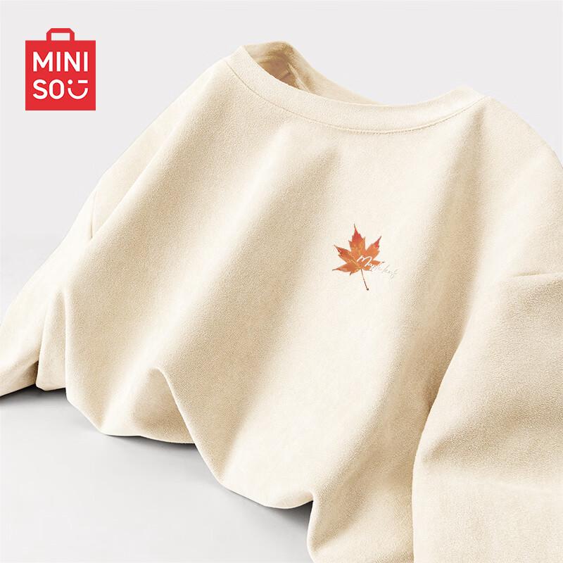 MINISO Men s Retro Suede-Effect Short-Sleeve T-Shirt 3XL
