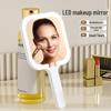 Miroir de Maquillage Portatif à LED avec Lumière Personnalisable pour la Beauté et la Coiffeuse