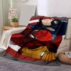 1pc Iron Man Suit Marvel Soft Throw Blanket Flannel All Season Light Weight Living Room/Bedroom Warm Blanket. M731033