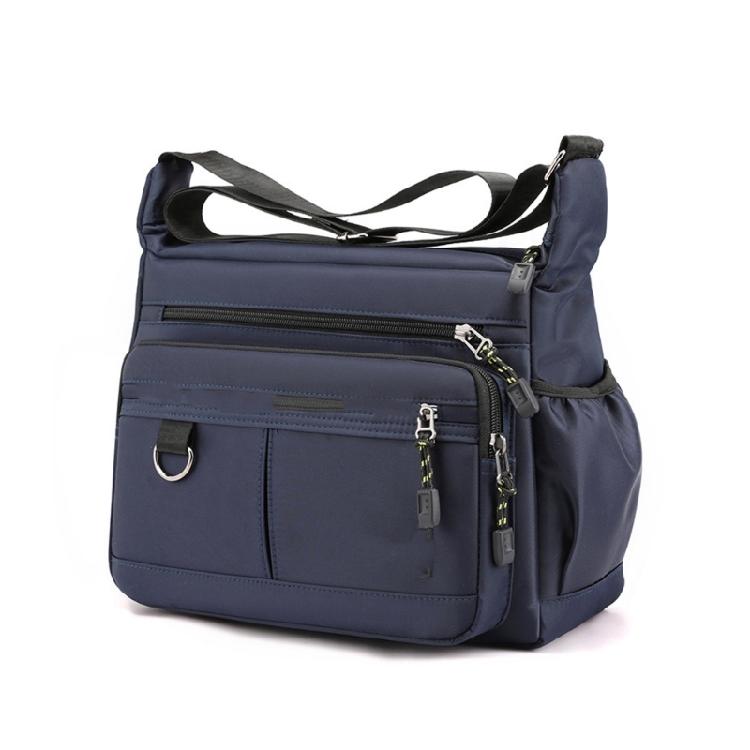 Oxfords Toted Bag for Men Shoulder Crossbody Handbag with Multi Pockets Zipper for Work Office Travel and Daily Use